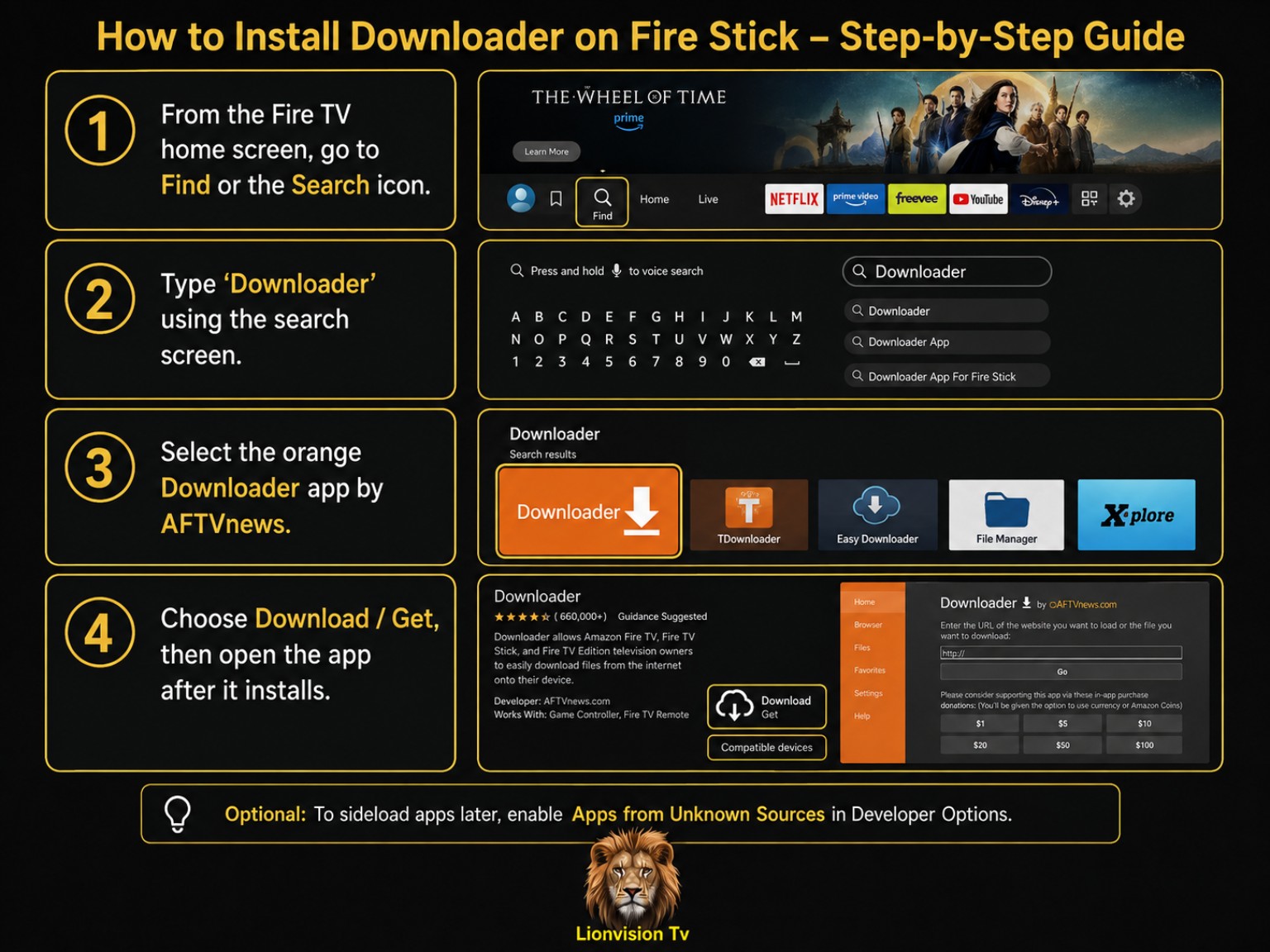 Fire TV Stick Downloader setup instructions