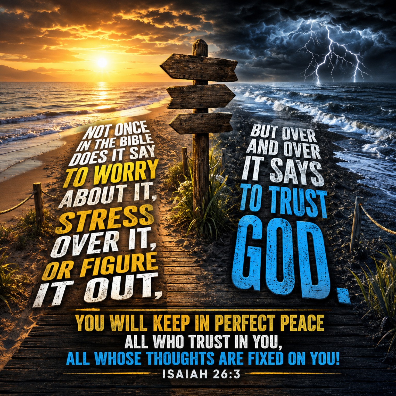 Trust God